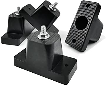 JIANZHENKEJI Air Conditioner Mounting Rubber Bracket Use for Outdoor Units Mini Split & HVAC & Central Air Conditioner Condensers | Machine Shock Absorber Bracket(Pack of 4)