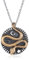 Nofade Silver Kettenanhänger aus Sterling Silber - Indianisches Sternzeichen Schlange, Anhänger Schlangen 925er Silber Schmuck - Schutzamulett…