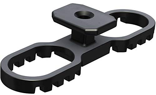 KARLE & RUBNER 7119 K&R Terraflex N6 mit Schraube A4 5x50mm für Holz-Unterkonstruktion Inhalt: 120 Stück, schwarz