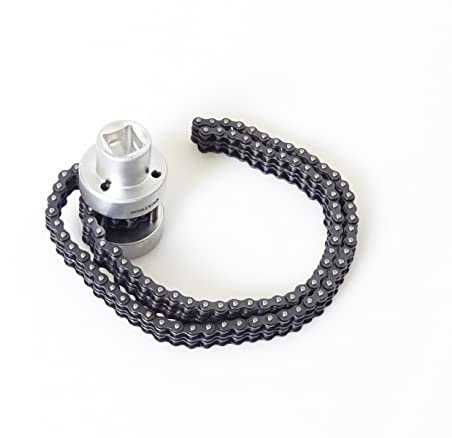 Chiave per filtro olio con doppia catena 1/2