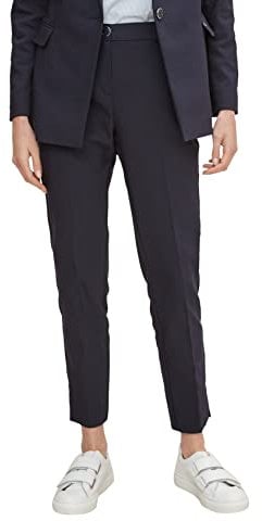 comma Damen Hose 7/8 Anzughose, 5976 Navy, 38