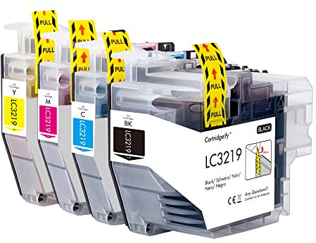Cartridgeify 4er-Pack LC3219XL Tintenpatronen Kompatibel für Brother LC3219XL LC3217 Druckerpatronen, für MFC-J5330DW MFC-J5730DW MFC-J6930DW MFC-J6530DW MFC-J5335DW MFC-J6935DW MFC-J5930DW