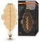 OSRAM Lamps Vintage 1906 LED-Lampe Gold-Tönung,4,8W,360lm,Bienenstock-Form 200mm Durchmesser & E27-Sockel,warmweiße Lichtfarbe,dimmbares Filament,bis zu 15.000 Stunden Lebensdauer,4058075761834,Clear