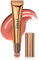 Flüssige Kontur Beauty Wand, Gesichts Highlighter und Bronze Stick mit Kissen Applicator befestigt, Schimmer lange anhaltende seidige Creme Gesicht Highlighter Bronze Make-up Stick (02# Creme-Rosa)