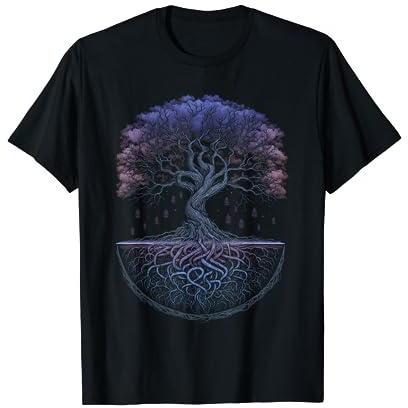 Yggdrasil Arbre de vie nordique Viking, nœud celtique T-Shirt