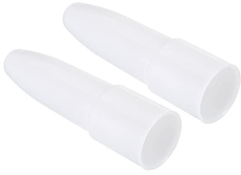 PATIKIL Flashlight Diffuser Caps, 2 Pcs PC Plastic Wear-Resistant Flashlight Signal Wand for Most LED Flashlights, White