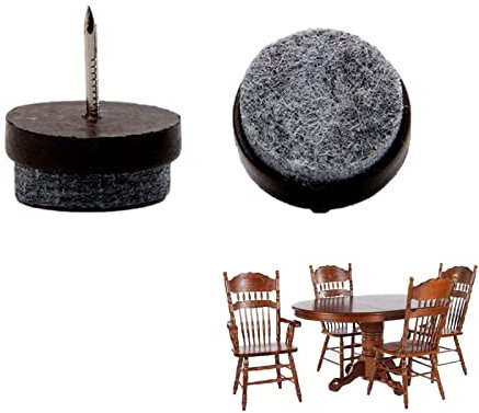 20 Patins pour Pieds Chaise - pour Tables en Bois, armoires Curio, chaises, caisses en cèdre et Meubles en Bois