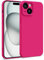 MyGadget Cover per iPhone 15 - Custodia in Silicone Morbido a Doppio Strato – Case con Protezione Fotocamera & Fodera Interna Antigraffio - Pink