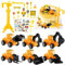 Tortendeko Bagger, Kuchendeko 2. Geburtstag Junge Bagger, Geburtstag Bagger, Torten Deko für Jungs, Verkehrszeichen Cake Decorating Set