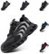 Hitmars Sicherheitsschuhe Herren Arbeitsschuhe Damen Stahlkappe S3 Leicht S1 Schutzschuhe Stahlkappenschuhe Arbeits Schuhe Sicherheitsschuhe Unisex Grau HS23 Gr.45