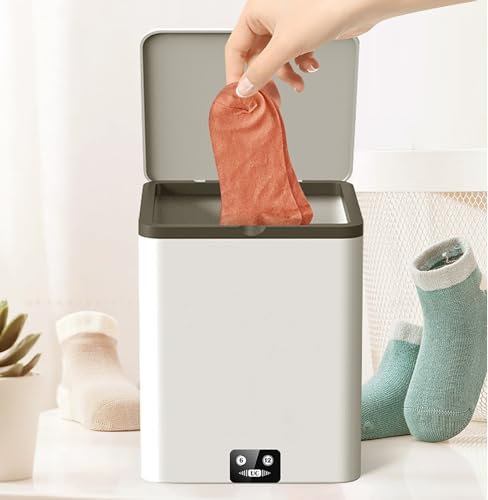 McbeAn Mini Lavadora Y Secadora, Secadora Compacta De 4,5 L con Panel Táctil, Avance Y Retroceso, Temporización Inteligente Y Limpia, para Viajes, Apartamentos, Residencias De Estudiantes, Hoteles