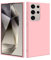HSP Cover per Samsung Galaxy S24 Ultra 5G [repellente alla polvere] Custodia protettiva in silicone TPU premium | antigraffio antiurto | Protezione della fotocamera | Vestibilità sottile | Rosa
