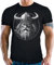 Herren Wikinger T-Shirt für Nordmann Keltic Fans: Viking King schwarz
