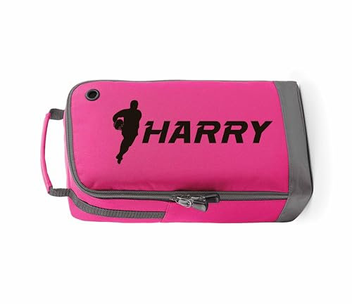 Personalised Rugby Boot Bag: Rugby Gifts for Boys & Girls - Shoe Bag for Rugby Gear Style 1