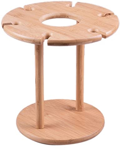 Tiiiopkvvv Étagère à vin créative chinoise pour verres à vin - Présentoir à verres à vin - Support en bois à suspendre à l'envers pour bouteille de vin
