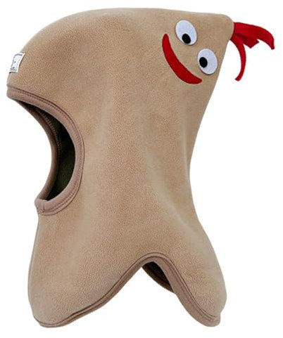 Risipu Schlupfmütze Kinder Cock Warm Schlupfmütze Baby Comprehensive Windproof Cute Schalmütze Kinder (DE/NL/SE/PL, Alter, 1 Jahr, 2 Jahre, Khaki)