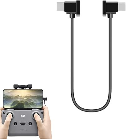 Panlouting USB-C a USB-C Cavo Dati OTG Cavo per Telecomando DJI Mavic 3 Mini 2 Mini 3 Pro Air 2S Mavic Air 2 DJI RC-N1 RC Pro DJI Osmo | 30cm | Compatibile con iPhone 16 Pro Plus Galaxy S24 iPad