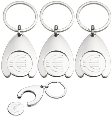 3 Pièces Jetons De Caddie, Jeton Caddie Universel, Extracteurs De Caddie, Pour Chariot De Courses Accessoires De Caddie Porte-Clés Pratiques Au Design Élégant