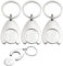 3 Pièces Jetons De Caddie, Jeton Caddie Universel, Extracteurs De Caddie, Pour Chariot De Courses Accessoires De Caddie Porte-Clés Pratiques Au Design Élégant