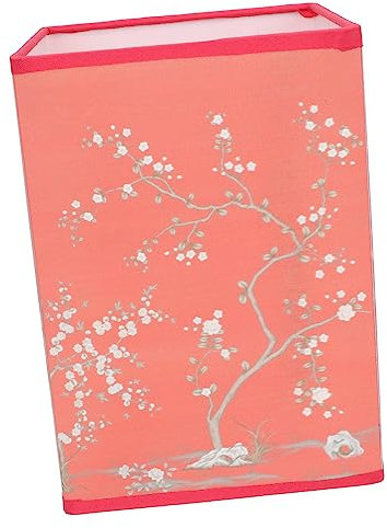 Holibanna Quadratischer Lampenschirm Für Nachttischlampe Tischleuchte Hängelampe Deckenlampe Schreibtischlampe Schlafzimmertischlampe Wohnzimmer Arbeitszimmer Kinderzimmer Mildes Licht