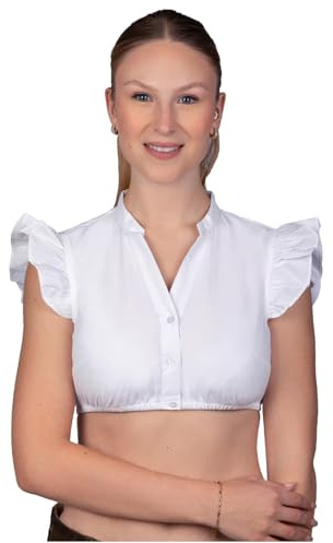 Edelnice Trachtenmode Dirndlbluse Eva mit Flügelärmel