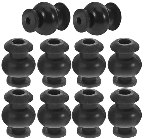 UTHCLO 10pcs Silicone Shock Absorbers Balls Rubber Damper Mounts for Drone Gimbal Anti-vibration Vibration Isolation Suitable for Rc Quadcopter Camera Stabilizer
