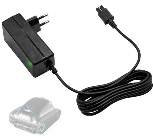 Afenau Poolroboter Ladekabel, 16.8V Ladegerät für Aiper Scuba S1 Akku Roboter Pool Reiniger Kompatibel mit Aiper Scuba S1 E1 14.4V Battery mit 2 m Netzkabel, Ladekabel Poolsauger