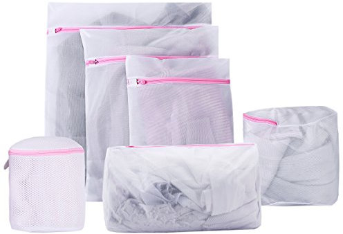 ISIYINER Biancheria Lavatrice Sacchetti Lavatrice con Chiusura Lampo Borse per Bucato per Biancheria Intimo e Vestiti