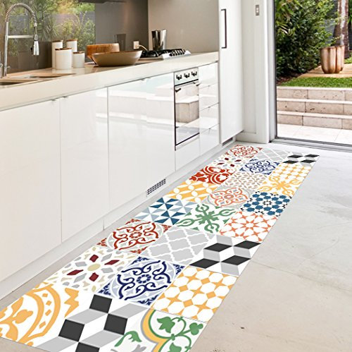 VINILIKO, Alfombra de vinilo, Multicolor, 66x150 cm
