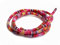Ethno Schmuck Band pink-orange 6mm Meterware