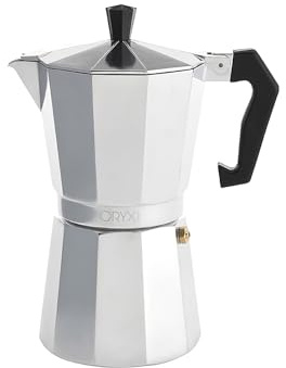 ORYX Espressokocher aus Aluminium 6 Tazas (300ml), 5056012, Silber