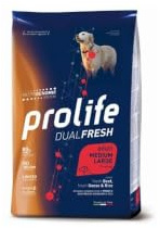 Prolife Dual Fresh Carne de Vaca/Ganso y Arroz Medium/Large 12 kg