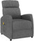 vidaXL Massagesessel, Relaxsessel mit Liegefunktion Vibrationsfunktion, Fernsehsessel Sessel Verstellbar, Liegesessel Ruhesessel, Dunkelgrau Stoff