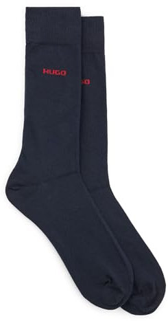 HUGO Herren 2p Uni Cc Herrensocken, New - Dark Blue401, 43-46 EU