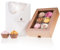 CHOCOLISSIMO - 6 handgemachte Cupcake Pralinen - Muttertag, Vatertag, Mama, Papa, Pralinen Geschenkbox, Geschenkset Schokolade, Feine Schokolade, Exklusives Ostergeschenk für Frauen, Süßigkeiten