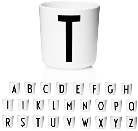 Design Letters Trinklernbecher (A-Z) | Zahnputzbecher Kinder, Trinkbecher Kinder | Geschenke für Kinder | Schnabeltasse BPA/BPS Frei | Trinklernbecher ab 6 Monate | Kinderbecher 175 Ml