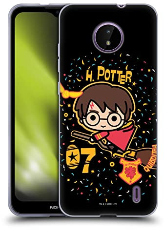 Head Case Designs Officially Licensed Harry Potter Quidditch Broom Deathly Hallows I Soft Gel Case Compatible With Nokia C10 / C20