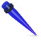 Dehnungsstab ACRYL 1,6-25 mm FARBWAHL Expander Taper Dehnstab (10,0 mm, Blau)