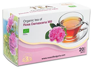 Alba - Rosen Tee Rosadamascena Mill mit 20 Teebeutel