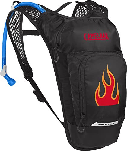 Camelbak Mini M.U.L.E. Kinderrucksack Trinkrucksack Schwarz/Flammen