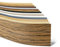 TJ Weichsockelleiste selbstklebend 50 x 15 mm Dunkelbraun / 25 m Rolle Sockelleiste selbstklebend aus hochwertigem PVC/selbstklebende Sockelleiste als Fußbodenleisten, Wandabschlussleisten etc.