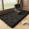 SUPENUIN Paw Pattern Multipurpose Boot Tray for Entryway Waterproof Rubber Muddy Mats for Dogs Shoe Mat Tray, Muddy Mat, Pet Food Mat