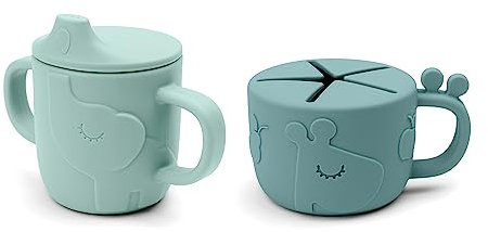 Done by Deer Peekaboo Snack & Trinkbecher Set