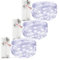 3 Pack Fairy Lights Battery Operated with Timer - 3M/9.8FT 30 LED Copper Wire Fairy String Lights Battery Waterproof Small Christmas Battery Lights Indoor for Bedroom Tree Wedding Party-Cool White
