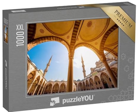 Puzzle 1000 Teile XXL „Berühmte Blaue Moschee Sultan Ahmet Cami in Istanbul, Türkei“