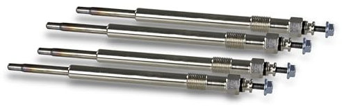 ATEC Germany 4x Glühkerze Stabglühkerze Kompatibel mit CITROËN JUMPER 2, FIAT DUCATO, FORD MONDEO 3, TRANSIT, JAGUAR X-TYPE 1, LAND ROVER DEFENDER, LTI TX, PEUGEOT BOXER Bus, BOXER Kasten, Pritsche