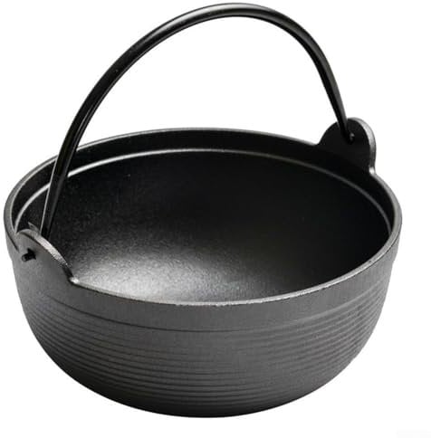 Zoegneer Grill Camping Topf Gusseisen Dutch Oven Outdoor Herd Topf Multifunktionales Gusseisen Kochgeschirr mit Deckel für Camper und Cookouts