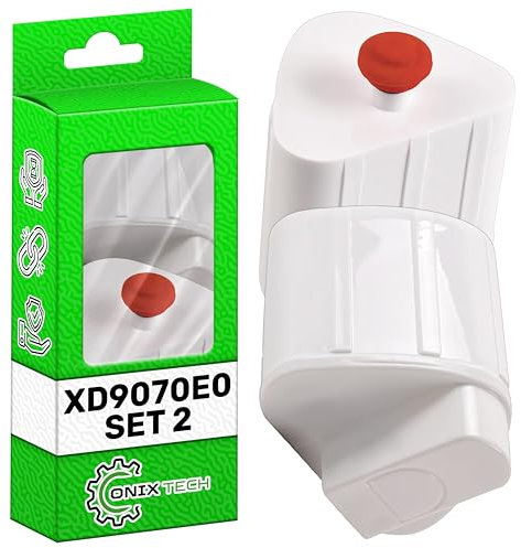 ONIX TECH 2 Pieces Anti Calc Cartridge for Steam Iron with the Original Code XD9070E0 for Rowenta for Tefal for Calor Series Liberty