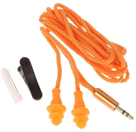 Genérico Auriculares Con Protección Auditiva, Tapones Para Dormir, Con Clip 100dB Auriculares Antiruido Para Reuniones, Conciertos, Entornos Ruidosos, Protección Laboral Y Avión