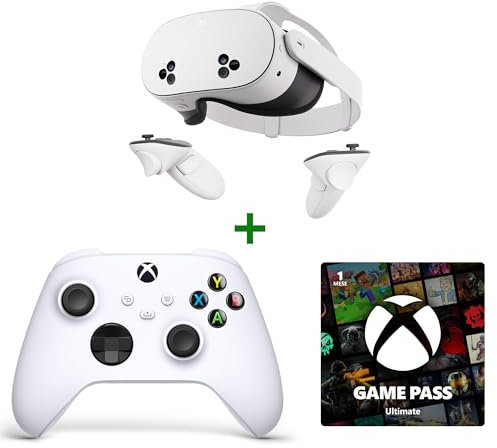 Meta Quest 3S 128 GB + Controller Xbox Robot White + 1 mese di Game Pass Ultimate